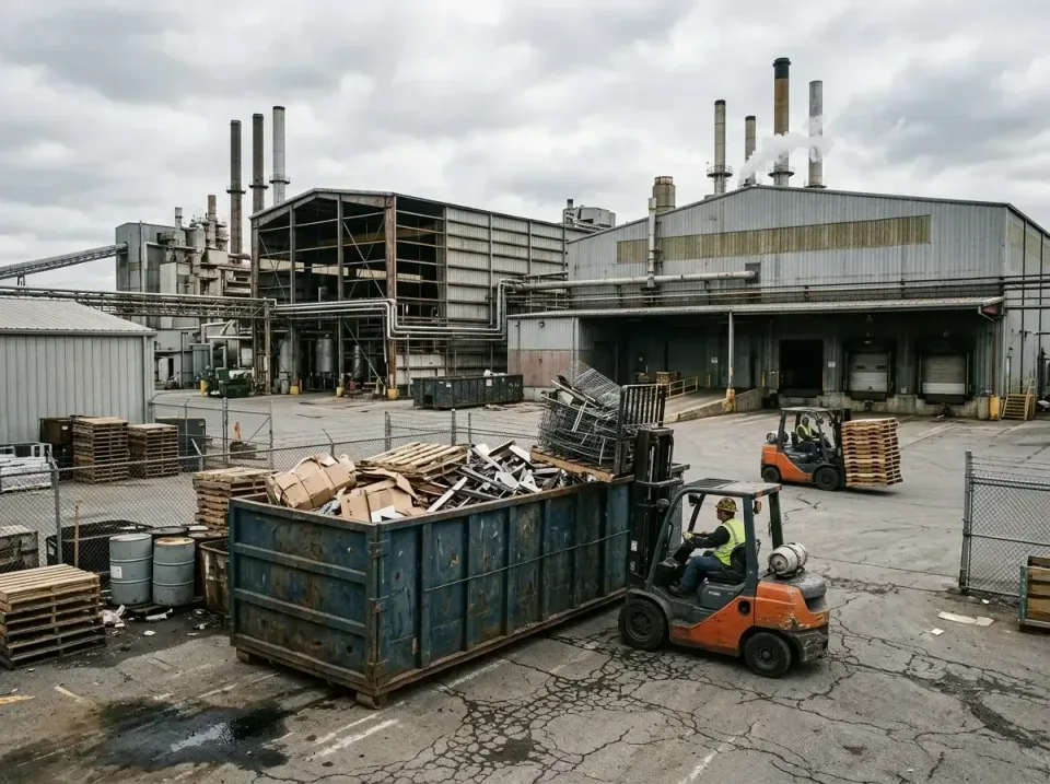 industrial-factory-scrap-conta-003 — frequently asked questions, Cheap Roll-off Dumpster Rentals in Springboro, OH